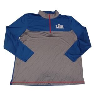 NFL Team Apparel Super Bowl LIII 53 Men's Long Sleeve Shirt Size2 XL.